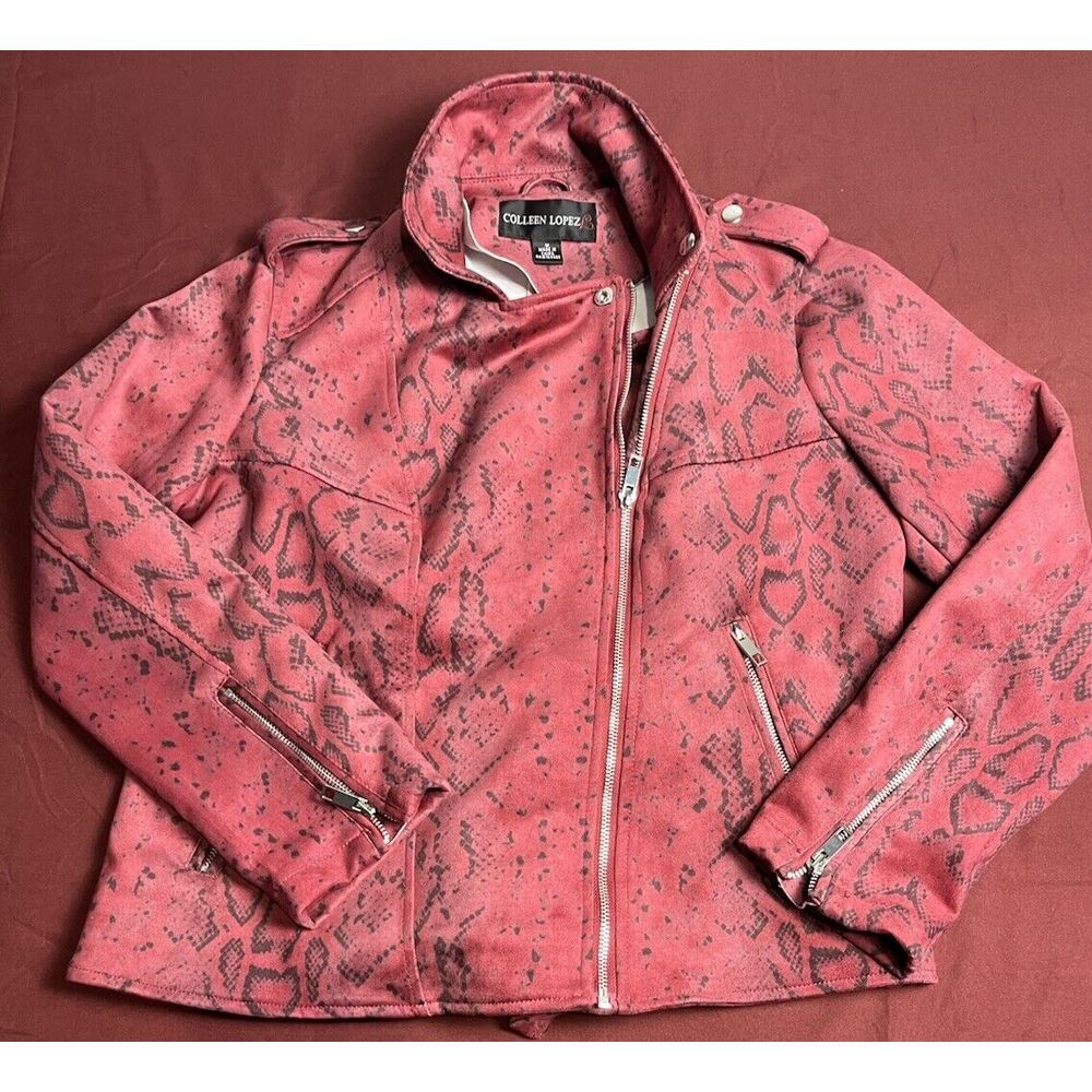 colleen lopez Women's jacket ruby red  (M)